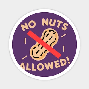 No Nuts Allowed!, Peanut Design Magnet